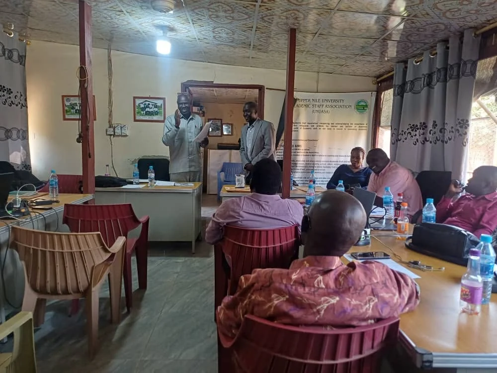 Members of the UNUASA council witnessing the handover ceremony