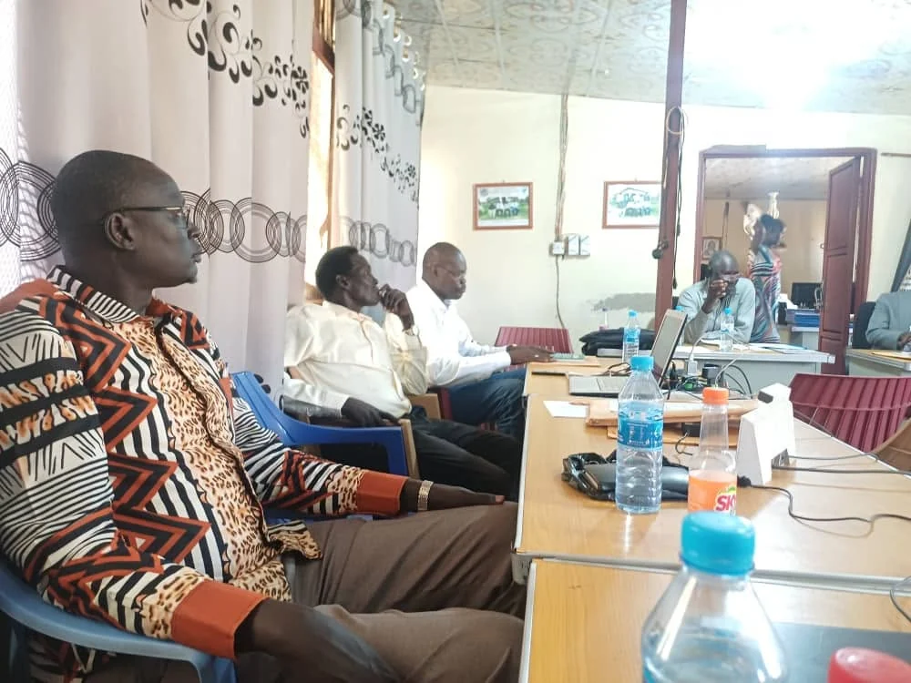 Academic staff representatives seated during the handover